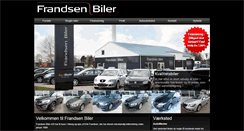 Desktop Screenshot of frandsenbiler.dk