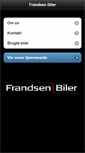 Mobile Screenshot of frandsenbiler.dk